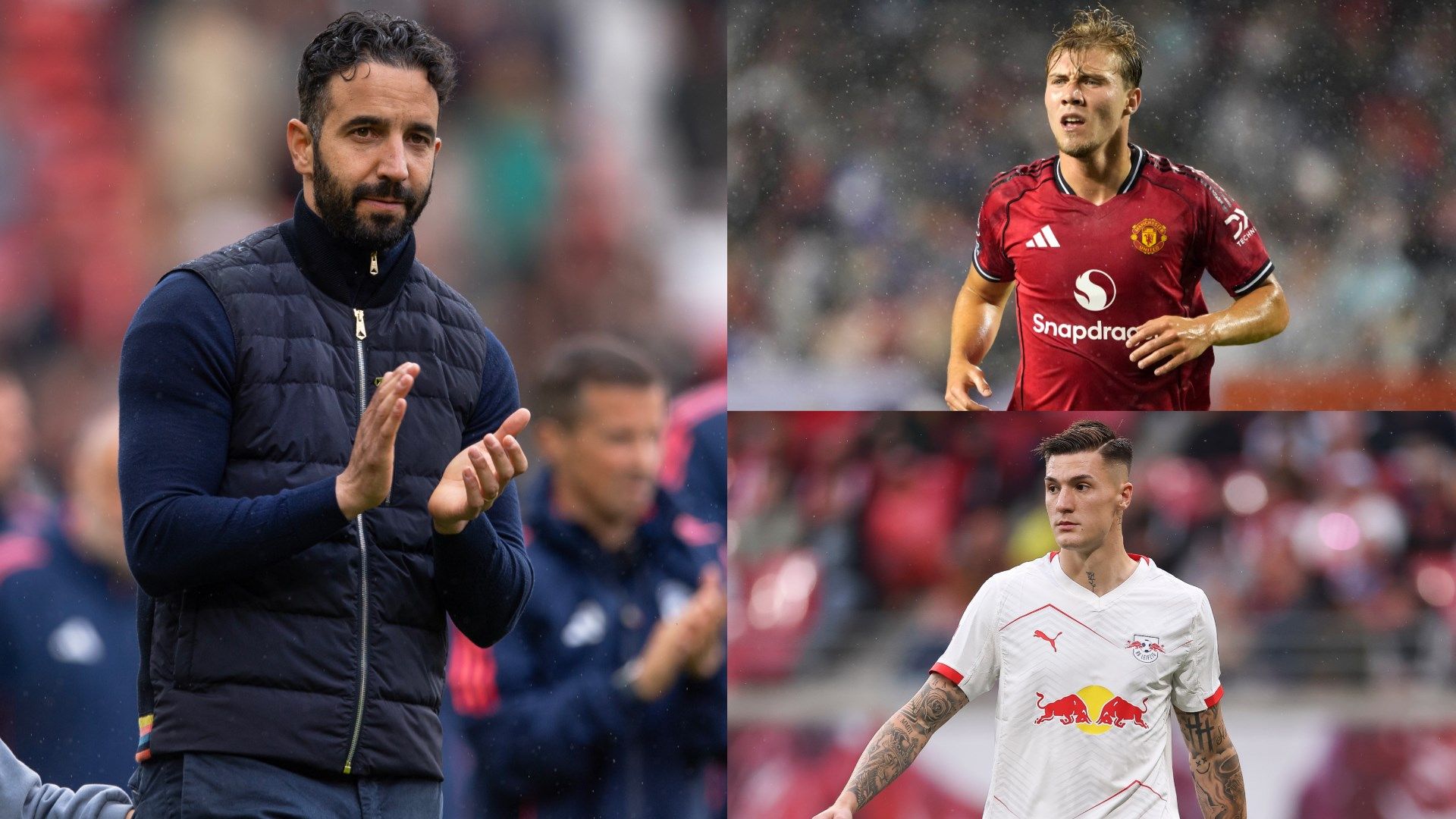 Ruben Amorim admits to being unsure on Rasmus Hojlund’s future amid Man Utd’s pursuit of Benjamin Sesko despite Danish striker scoring in pre-season rout of Bournemouth