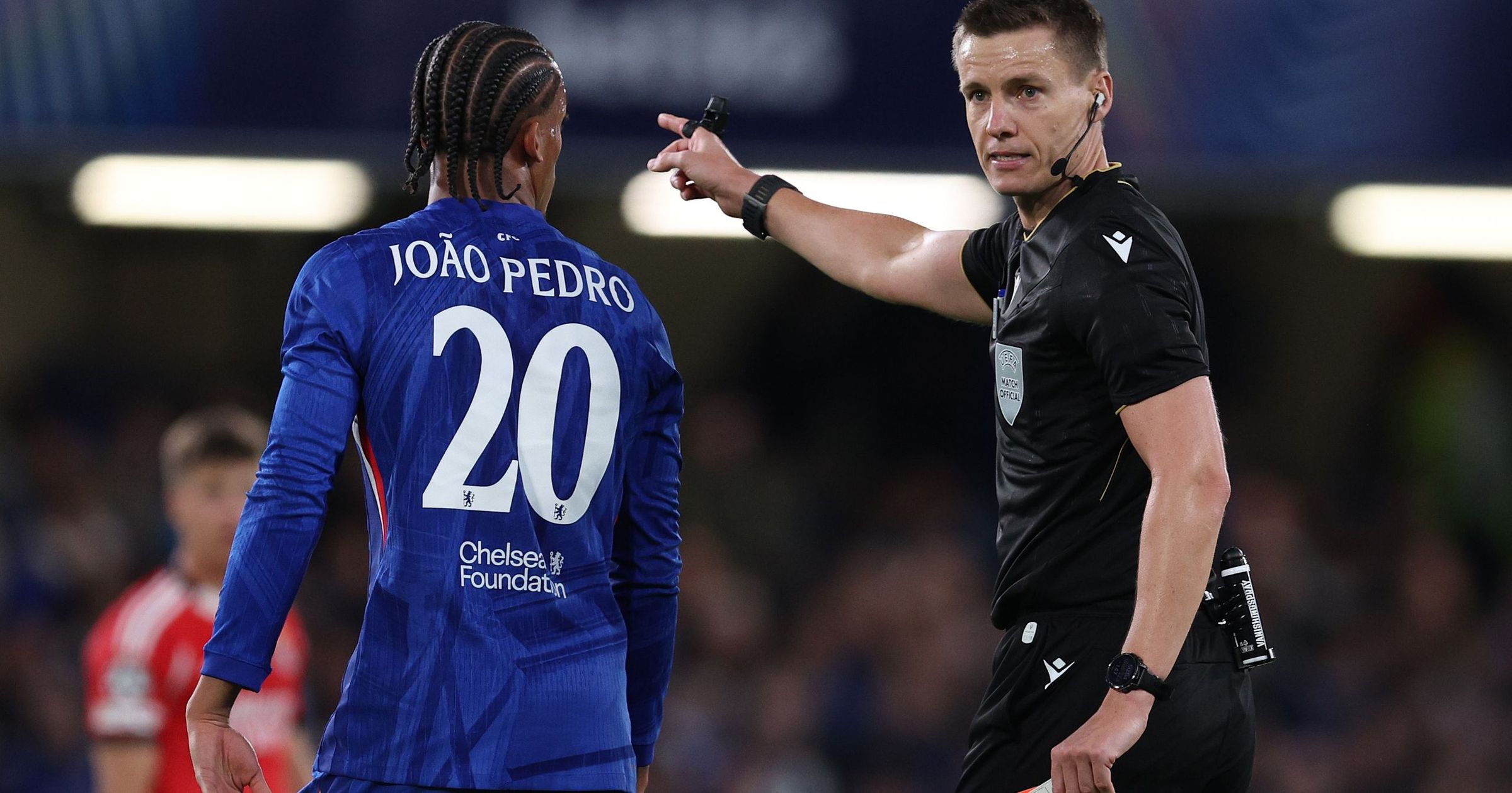 Joe Cole and Owen Hargreaves assess ‘rash’ red card for ‘irreplaceable’ Chelsea striker Joao Pedro in UEFA Champions League clash with Benfica