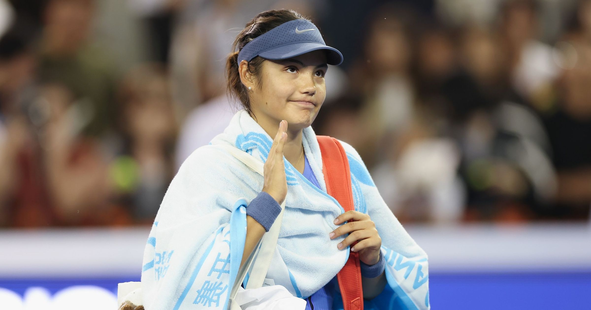 Emma Raducanu beaten in ‘crazy match’ as Brit squanders multiple match points against Jessica Pegula at China Open