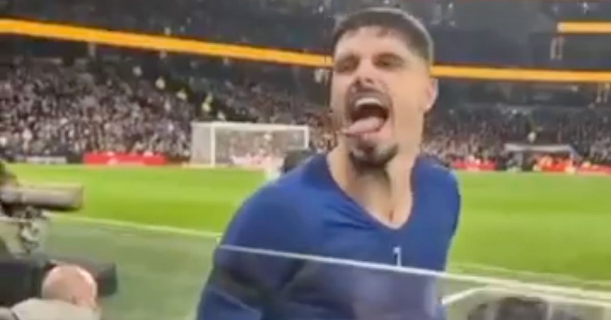 Chelsea star filmed wildly taunting Tottenham fans during derby win | Football